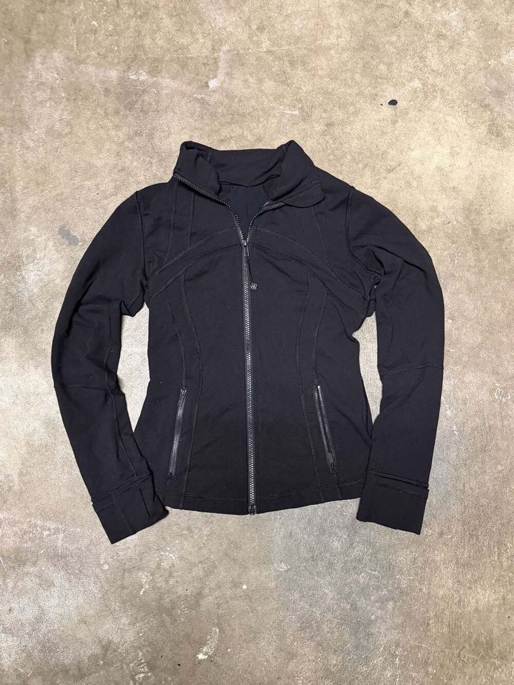 Lululemon Define Jacket Size 6 Black Luon Full Zip Athletic
